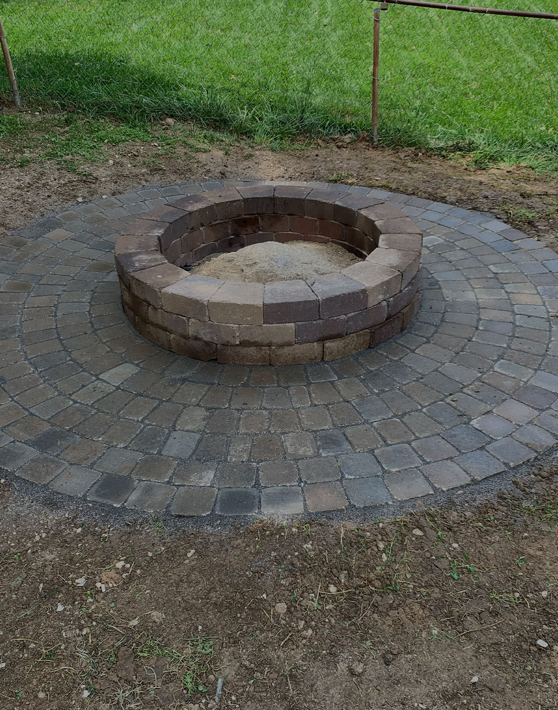 round fire pit